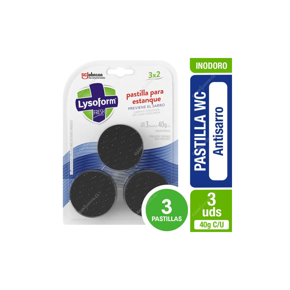 PASTILLA WC LYSOFORM 3 UNIDADES