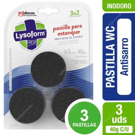 PASTILLA WC LYSOFORM 3 UNIDADES