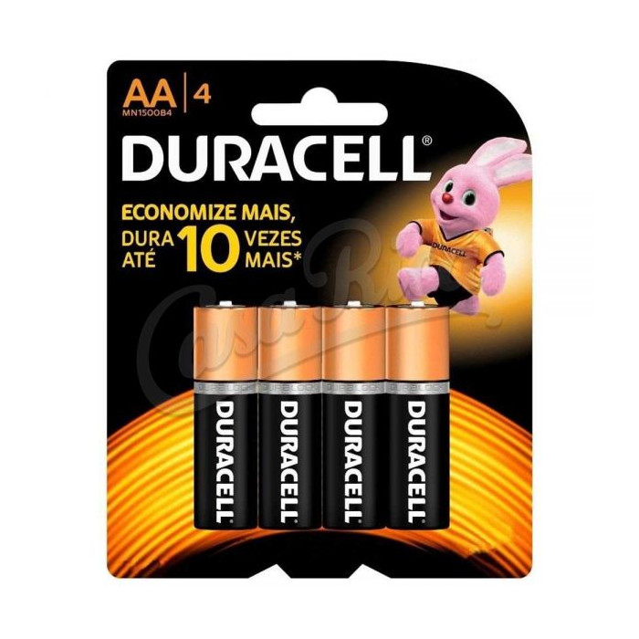 PILAS AA DURACELL PACK 4 UND