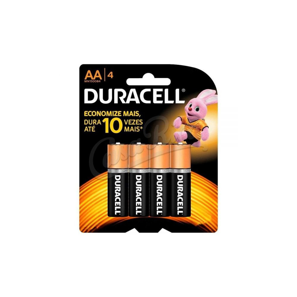 PILAS AA DURACELL PACK 4 UND