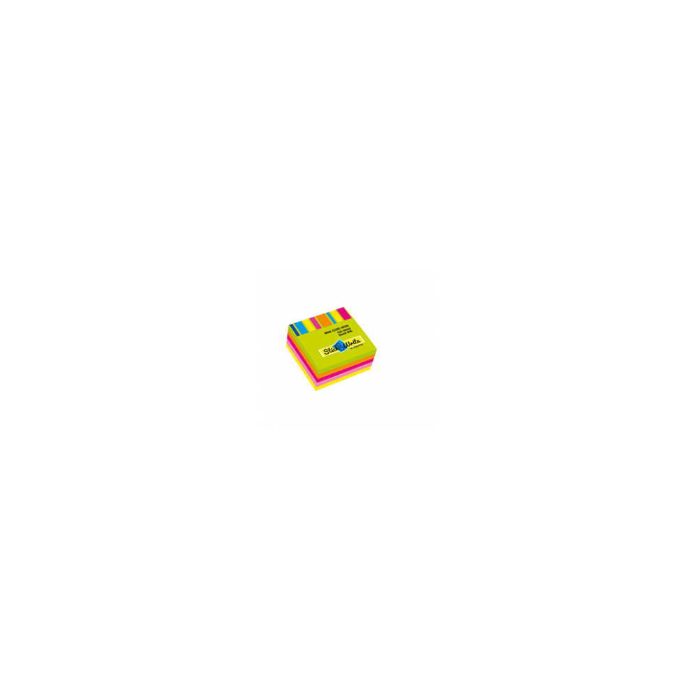POST IT MINI CUBO 50 X 50 COLORES NEON STCK