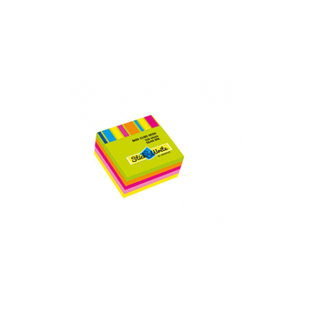 POST IT MINI CUBO 50 X 50 COLORES NEON STCK