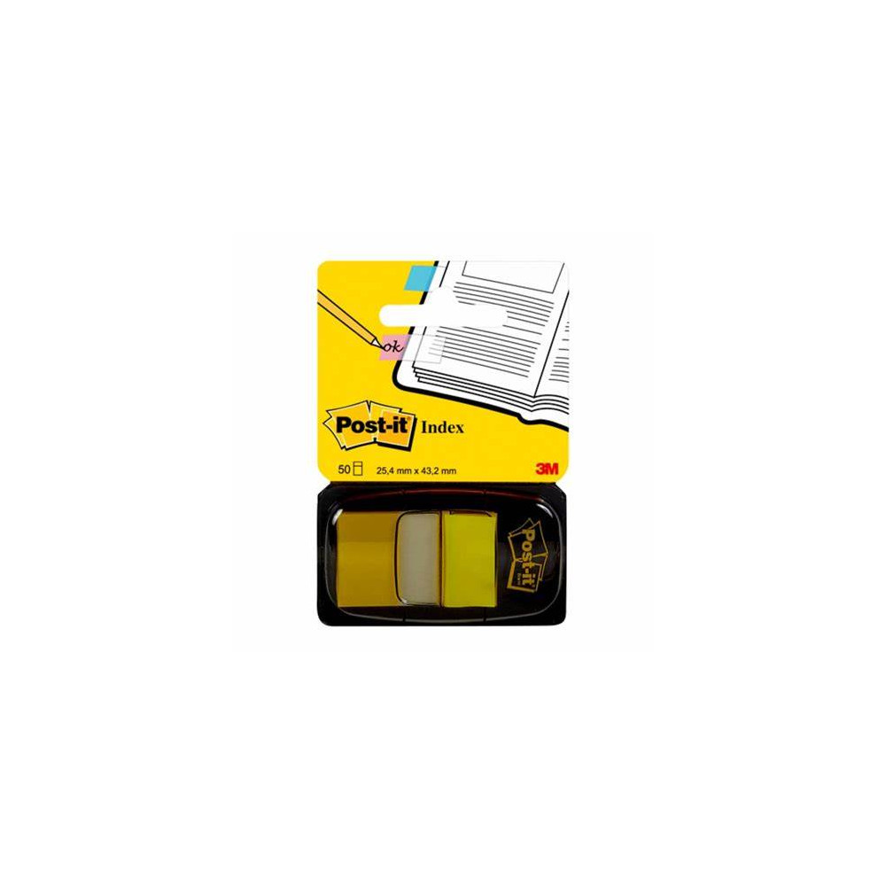 BANDERITAS AMARILLO 3M 50 UN 680