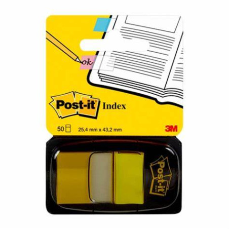 BANDERITAS AMARILLO 3M 50 UN 680