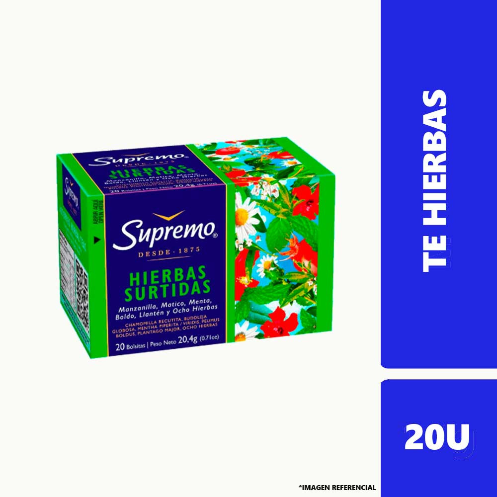 TE HIERBAS 20 BOLSITAS SURTIDO SUPREMO