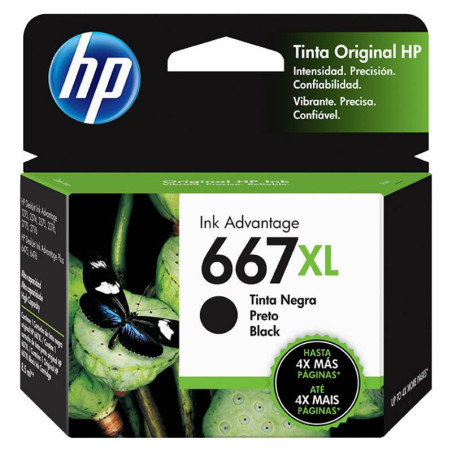 CARTRIDGE HP 667 XL NEGRO