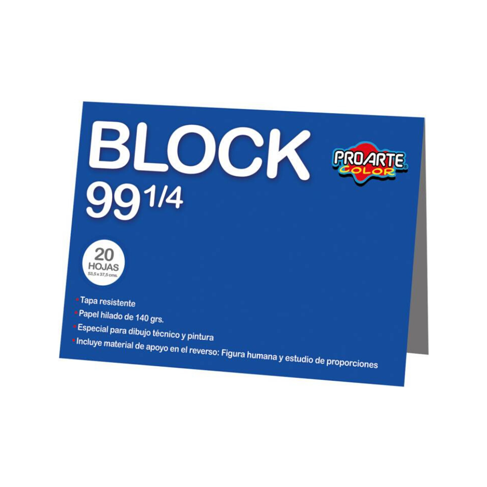 BLOCK DIBUJO N°99 1/4 PROARTE
