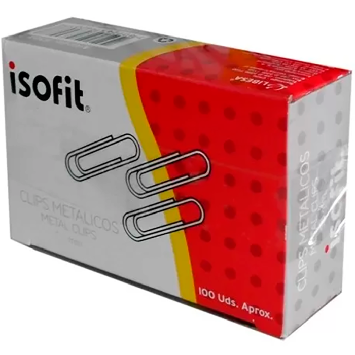 CLIPS ISOFIT METAL 33MM 100...