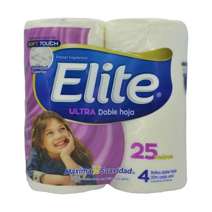 PAPEL HIGIENICO ELITE 4 UND...