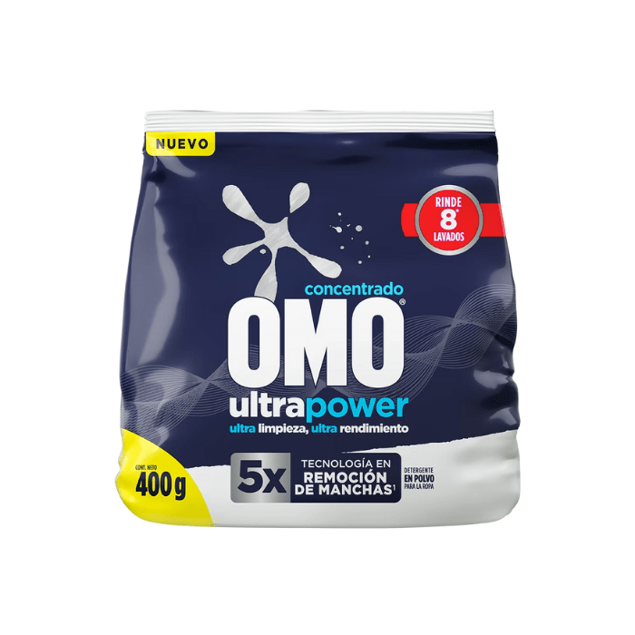 DETERGENTE OMO 400 GR MATIC...
