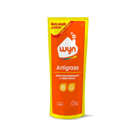 ANTIGRASA WYN 450 ML RECARGA
