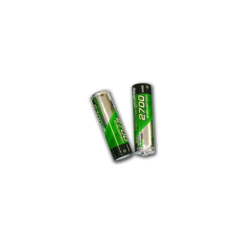 PILAS RECARGABLE AA MACROTEL 2700 MAH - 2 UNIDADES