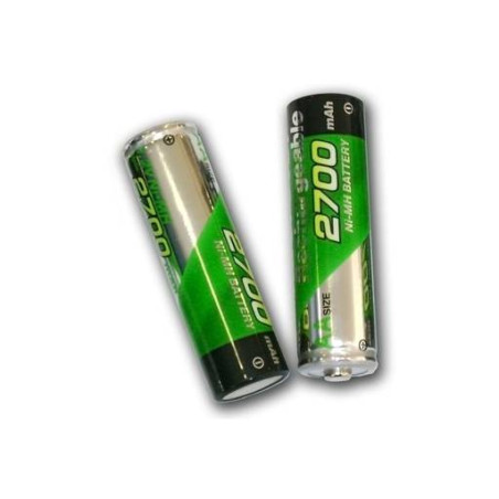 PILAS RECARGABLE AA MACROTEL 2700 MAH - 2 UNIDADES