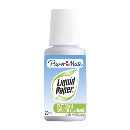 CORRECTOR BOTELLA - LIQUID PAPER 20 ML.