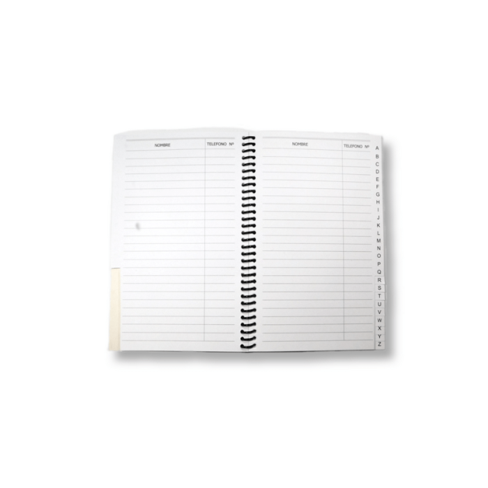 LIBRETA TELEFONICA ESPIRAL