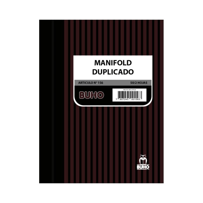 LIBRETA MANIFOLD DUPLICADO...