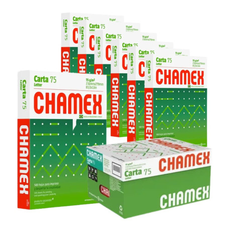 MAYORISTA - 100 RESMA DE PAPEL CARTA CHAMEX