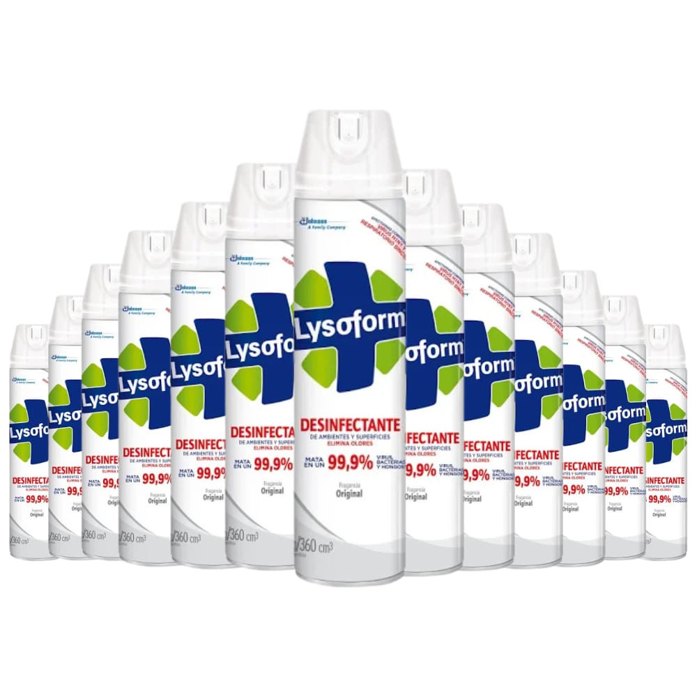 MAYORISTA - 120 UNIDADES DESINFECTANTE LYSOFORM ORIGINAL - 495 CC