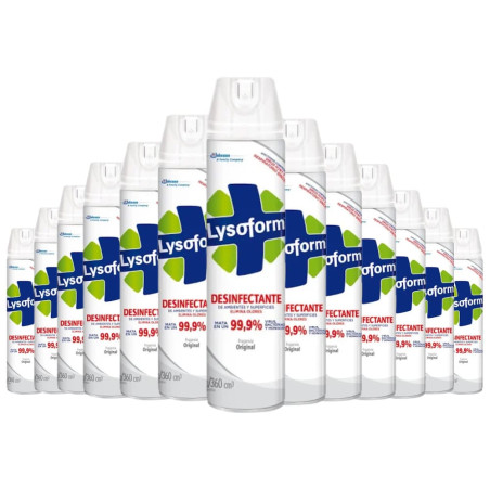 MAYORISTA - 120 UNIDADES DESINFECTANTE LYSOFORM ORIGINAL - 495 CC