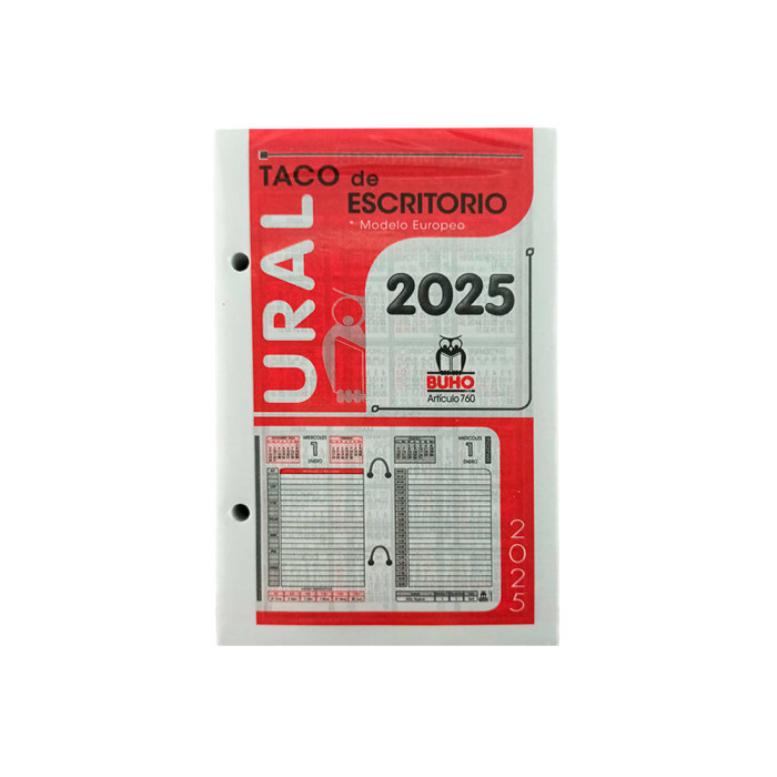 TACO CALENDARIO 2025 GRANDE...