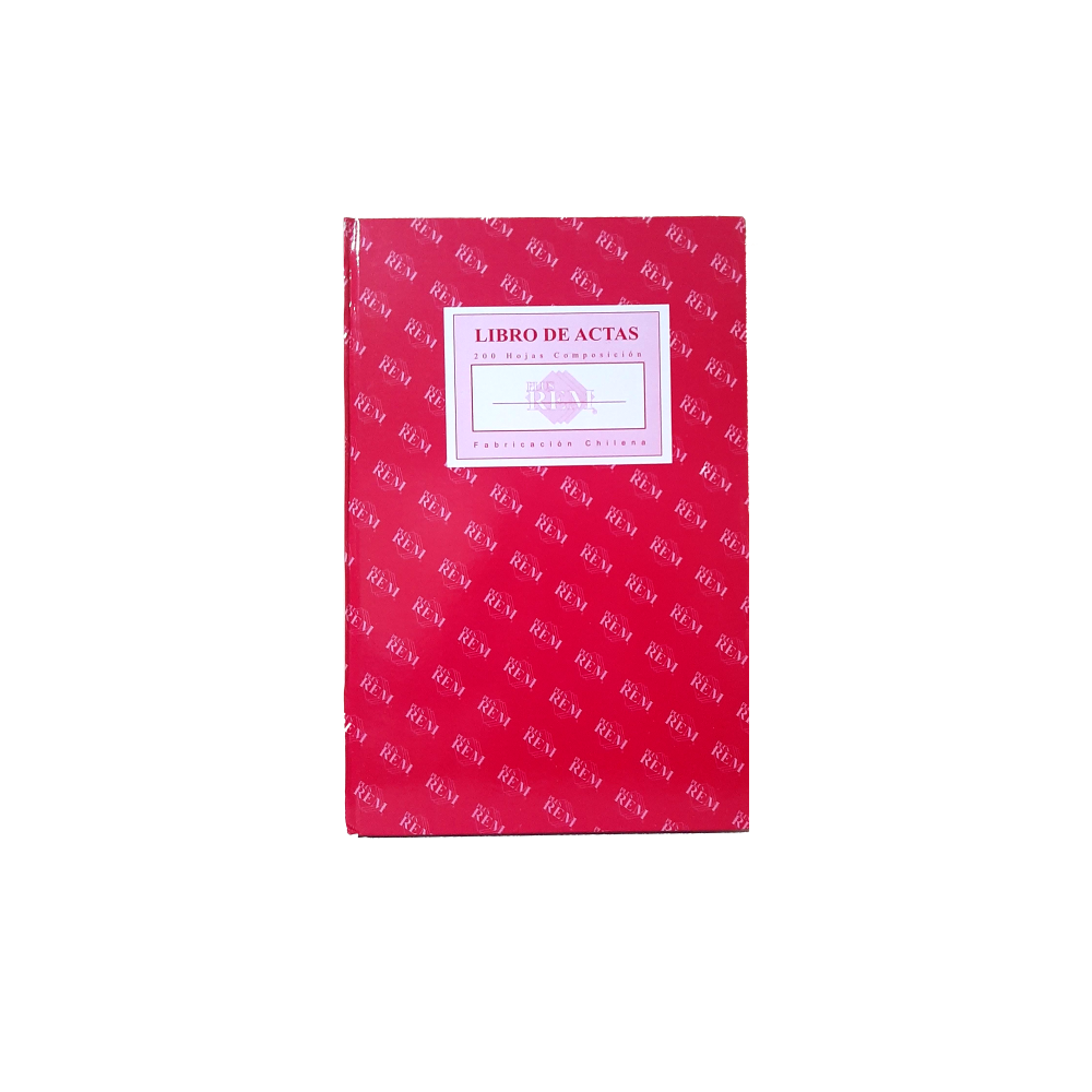 LIBRO ACTAS 200 HJS CUADRICULADO 7MM REM MAX