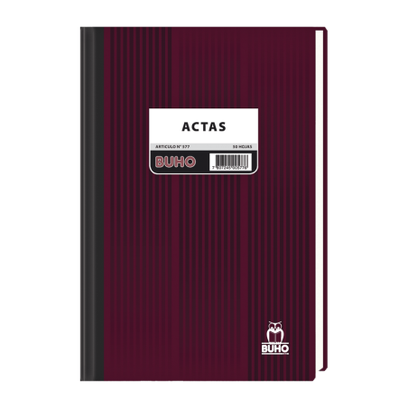 LIBRO ACTAS 50 HJS ART. 577 BUHO