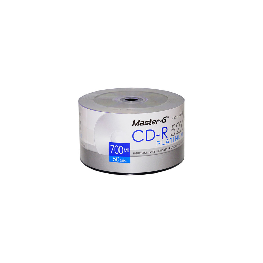 CD -R - 50 UND - TORTA MASTER-G 4.7 GB