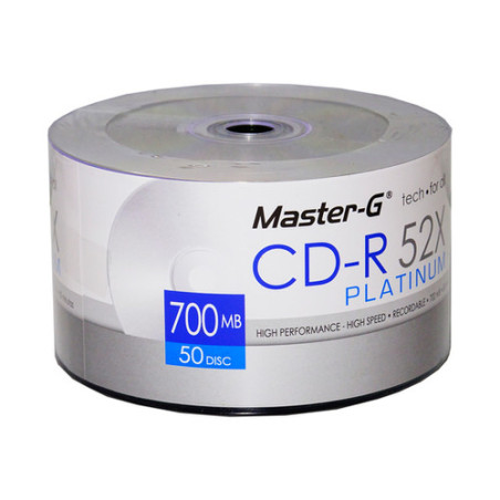 CD -R - 50 UND - TORTA MASTER-G 4.7 GB