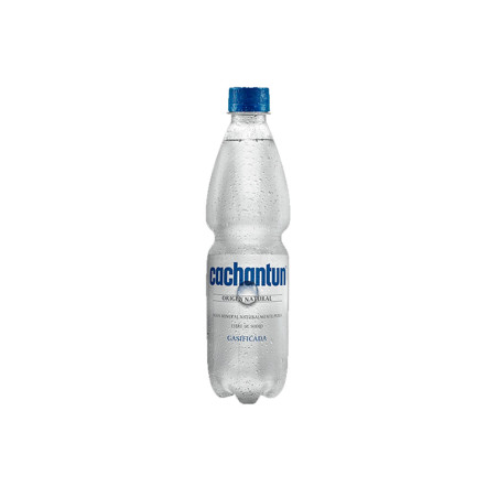 AGUA MINERAL 600 ML CON GAS - CACHANTUN