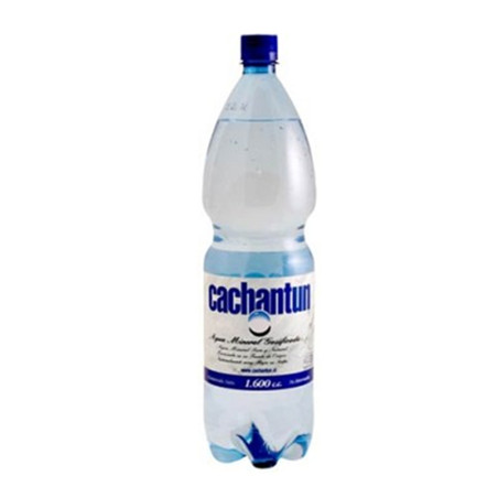 AGUA MINERAL 1.6 LTS. CON GAS - CACHANTUN