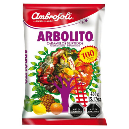 CARAMELOS SURTIDOS ARBOLITO 430g