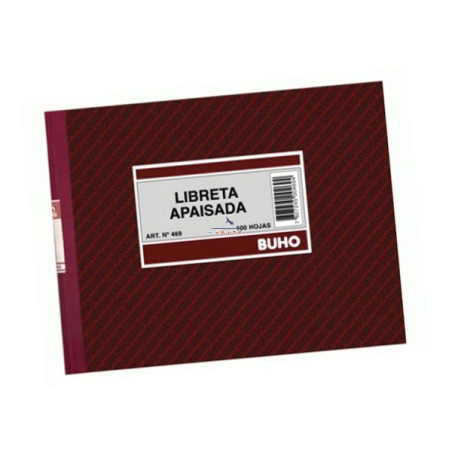 LIBRETA APAISADA 100 HJS ART. 469 BUHO