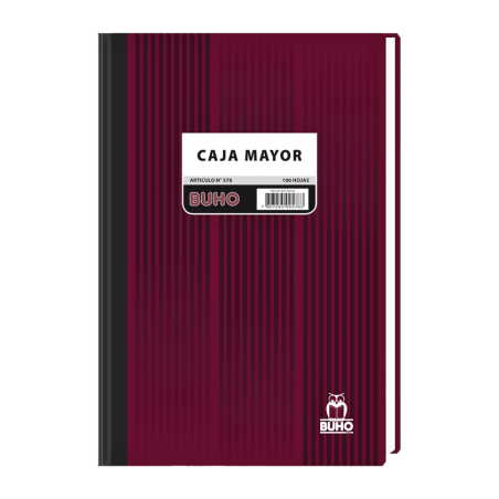 LIBRO CAJA 100 HJS ART 578 BUHO