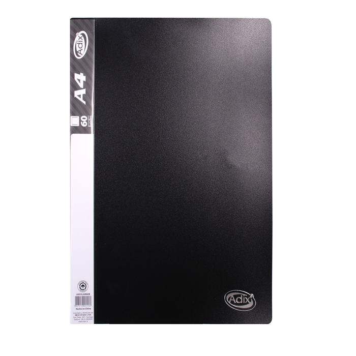 CARPETA C/FUNDA A-4 60 UND...