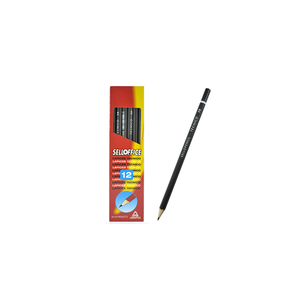 LAPIZ GRAFITO 3B SELLOPENCIL