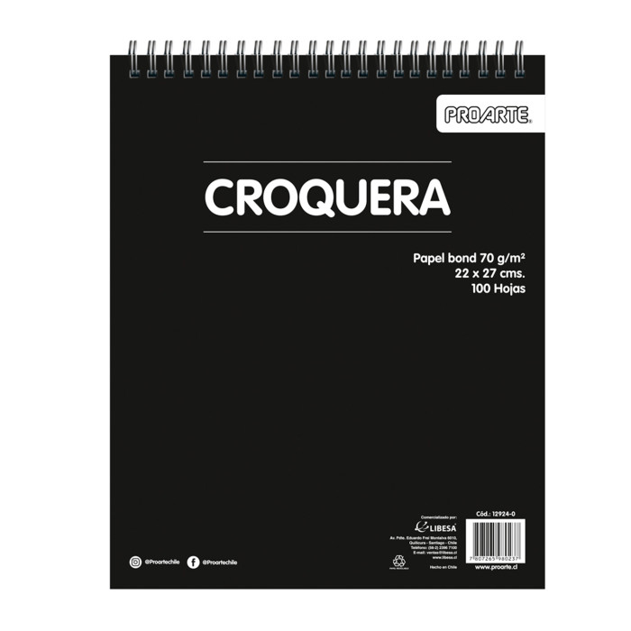 CROQUERA 22 X 27 PROARTE
