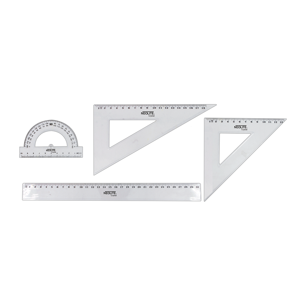 SET GEOMETRIA 4 PIEZAS SELLOFFICE