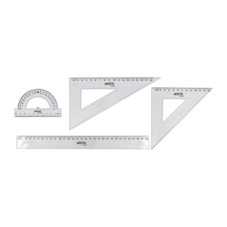 SET GEOMETRIA 4 PIEZAS SELLOFFICE