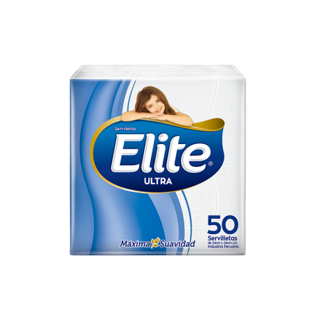 SERVILLETA ELITE COCTEL 24 X 24 CM 50 UND