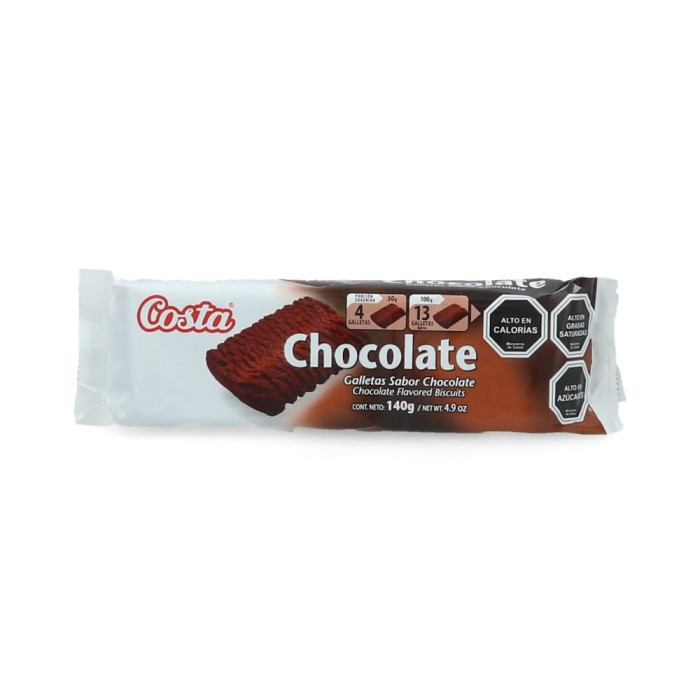 GALLETA CHOCOLATE COSTA 140 GR