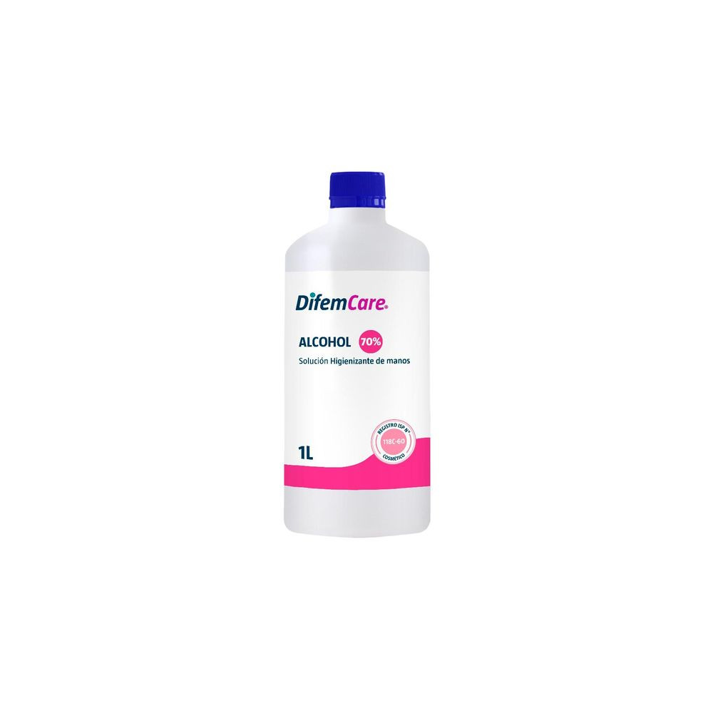 ALCOHOL DESNATURALIZADO 1 LITRO DIFEMPHARMA 70º