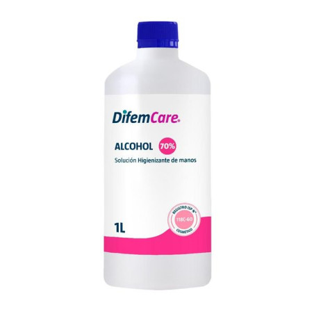 ALCOHOL DESNATURALIZADO 1 LITRO DIFEMPHARMA 70º
