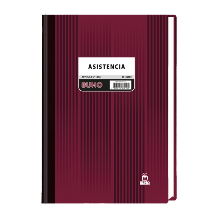 LIBRO ASISTENCIA 50 HJS...
