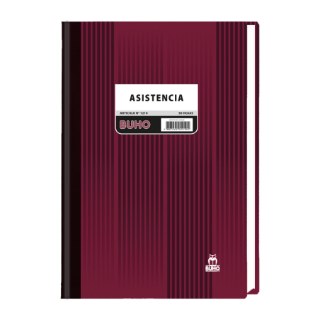LIBRO ASISTENCIA 50 HJS ART. 1210 BUHO