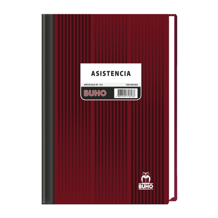 LIBRO ASISTENCIA 100 HJS...