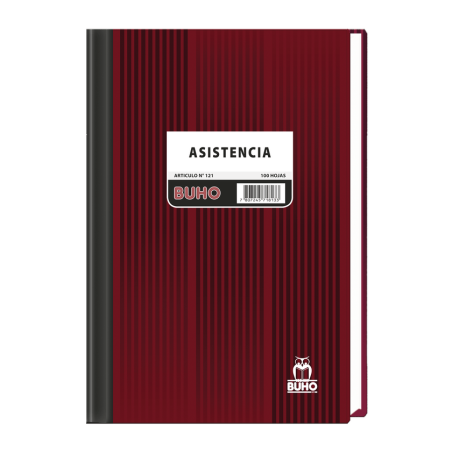 LIBRO ASISTENCIA 100 HJS ART 121 BUHO