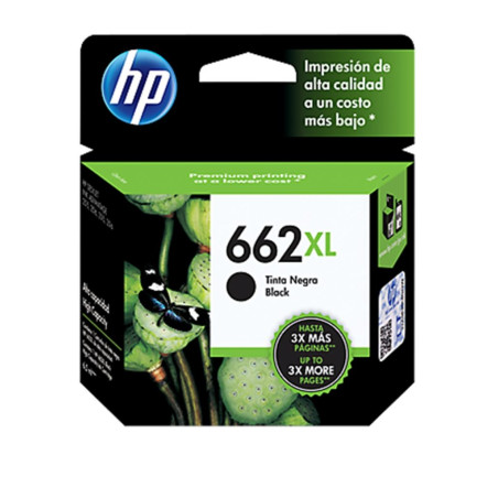 CARTRIDGE HP 662 XL NEGRO CZ105 23ML
