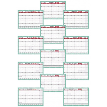 CALENDARIO ESCRITORIO 2026 PLANIFICADOR BUHO ART. 1992