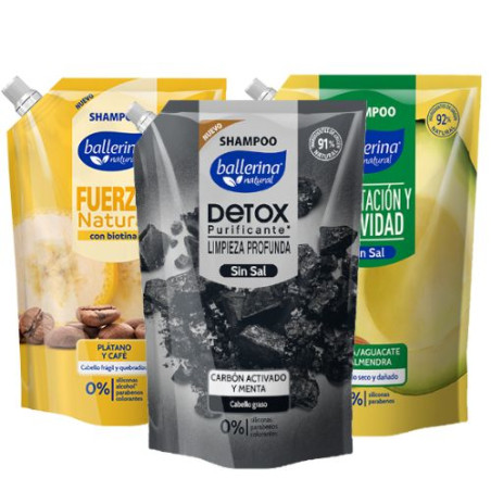 SHAMPOO LIQUIDO 750 ML BALLERINA - AROMAS SURTIDOS